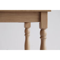 ICHIBA カレット ダイニングテーブル 幅750×奥行650×高さ720mm ベージュ CAT-3623NA 1台（直送品）