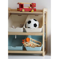 ICHIBA キッズトイボックスラック バズ 幅585×奥行380×高さ720ｍｍ ILR-3581NA 1台（直送品）