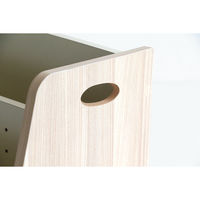 ICHIBA キッズローブックラック ローラ 幅645×奥行275×高さ345ｍｍ ナチュラル ILR-3579NA 1台（直送品）