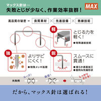 マックス ホッチキス針 中型 No.3-3M（わけあり品）