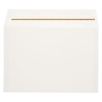 段ボール封筒 L 白 開封テープ付き 1セット（100枚：10枚入×10パック）006260252 HEIKO シモジマ