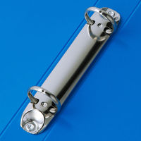 アスクル　リングファイル丸型2穴　A4タテ　背幅27mm　5色アソート　10冊  オリジナル（わけあり品）