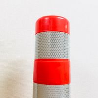 セーフラン安全用品 ソフトポール(反射タイプ) 高470mm 14477 1本