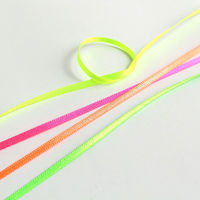 SHINDO ポリエステル ダブルサテンリボン ネオンオレンジ 3mm巾×30m巻 SIC121-3MM-153 1セット(3巻)