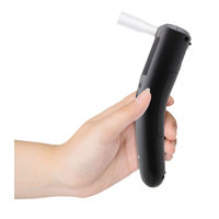 ドリテック アルコールチェッカー ブラック AL-200BK 1個