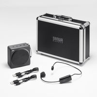 サンワサプライ ワイヤレスポータブル拡声器 MM-SPAMP15 1個（直送品）