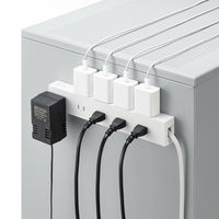 延長コード 電源タップ 3m 2P（ピン） 10個口 マグネット ホワイト TAP-2210-3W サンワサプライ 1個（直送品）