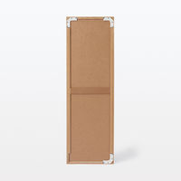 無印良品 壁に付けられる家具ミラー オーク材 ライトグレー 中 良品計画