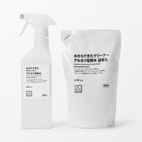 無印良品 水からできたクリーナーアルカリ電解水 詰替え 450mL 1セット（2個）良品計画
