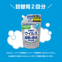 ハンドラボ 薬用 泡ハンドソープ ピュアアクアの香り 詰め替え 500mL 1個 サラヤ 【泡タイプ】