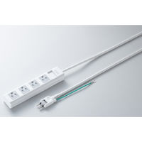 サンワサプライ　ホコリ防止シャッター付き電源タップ　3P式/4個口/2.5m/ホコリ防止シャッター(自動)/マグネット付　5個（直送品）