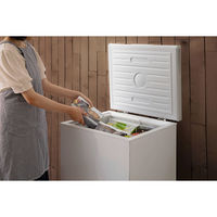 ジェネレーションパス シンプラス 上開き 冷凍庫99L ホワイト SP-99LUP-WH 1個（直送品）