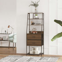 【軒先渡し】ビーカム　梯子形状の収納家具　2Dオープンラック　LSC-337　1台（直送品）