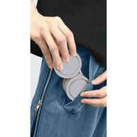 トレードワン クールネックファンくるくる グレー 1セット(2個) 30725（直送品）