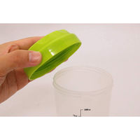 プロテインシェーカー ブラック 4956810890736 1セット(18個入) 小久保工業所（直送品）