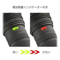 オーム電機 LEDズームライト 1100 08-1018 1個