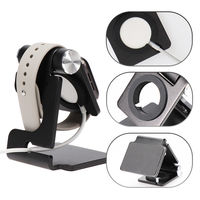 MOTTERU ナイトスタンドモード対応 AppleWatchを充電可能なスタンド シルバー MOT-AWSTD01-SI 1個