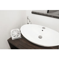 TOPLAND 12cm 薄型 コンパクトファン 3電源対応 底面マグネット固定式 ホワイト SF-DF18 WT 1台