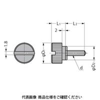 スガツネ工業 ローレットつまみ BRF型 BRFーA5ー12CR BRF-A5-12CR 1セット(5個)（直送品）