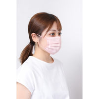 Kirei Mask（キレイマスク） コーディネートカラー（ピンク・ベージュ）すこし小さめ 1箱（40枚入） 川本産業 カラーマスク