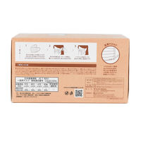 敏感肌マスク 肌面オーガニックコットン100%不織布 ふつうサイズ 1箱（40枚入）柔らか耳紐 平ゴム Lily Bell