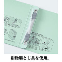コクヨ アスクル 共同企画 背幅伸縮ファイル 紙製A5ヨコ ブルー 10冊 オリジナル