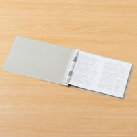 コクヨ アスクル 共同企画 フラットファイル背補強タイプ A4ヨコ グレー 30冊 オリジナル