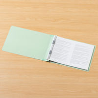 コクヨ アスクル 共同企画 フラットファイル背補強タイプ A4ヨコ ブルー 30冊 オリジナル