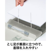 コクヨ アスクル 共同企画 背幅伸縮ファイル 紙製A4ヨコ グレー 50冊 オリジナル