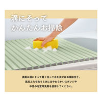 ミエ産業　Ag抗菌シャッター式風呂フタ(70×81cm)　M-8 GR　1セット(1枚組)（直送品）
