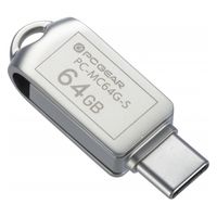 オーム電機 TypeーC&A USBメモリMC64G 01-0064 1個