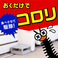 ムカデ 駆除剤 対策 置き型 ムカデコロリ 駆除エサ剤 屋外 室内 殺虫剤 毒餌剤 ベイト剤  1パック（8個入×2箱） アース製薬