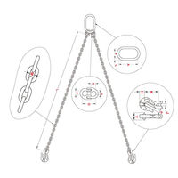 ヨロスト クレビスグラブフック 3t (チェーンスリング2本吊り) 135522 0001 10個（直送品）