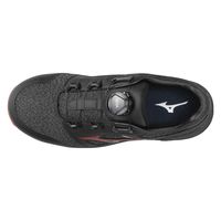 ミズノ オールマイティ LSII52L BOA ブラック×レッド 27.5cm F1GA220209 1足