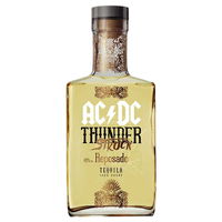 ギフトカード　手土産　お祝い　賞品　贈り物に　AC/DCサンダーストラック レポサド(テキーラ40度 750ml)　スタンダード封筒（直送品）