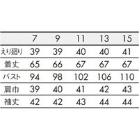 住商モンブランシャツ　レディス　７分袖　グレーSS500-92  7号1着（直送品）