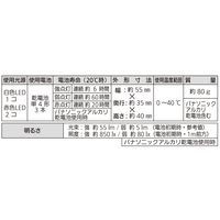 LEDヘッドランプ LEDライト 単4形乾電池付属 YF-246BK-K 1個 Hapyson（ハピソン）