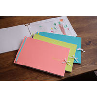 渡邉製本 えぽっけ ポケットフレーム 八つ切りサイズ スターターセット メロン色 EP-SET-ME 1冊