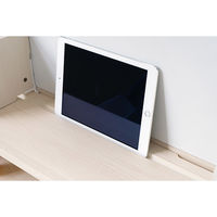 くろがね工作所 スチールパネルデスク ライト付 ミディアム木目 BC-23ANL 1セット（3点入）（直送品）