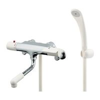 エスコ PJ 1/2” サーモスタットシャワー付 混合栓 EA468CX-5BA 1個（直送品）