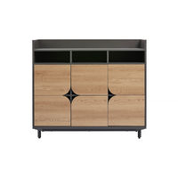 【軒先渡し】SMILE CORP RITZY HORN ストレージ 幅1200×奥行450×高850mm アッシュオーク 720036 1台（直送品）