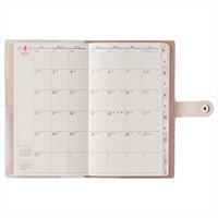 【2023年4月版】PAGEMファミリーMポーチたっぷりスリムi 週間横ケイ日曜 ベージュ  日本能率協会マネジメントセンター（直送品）