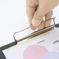 ライオン事務器 アート 用箋ばさみ NO.10 B5E 黒(ブラック) 14006 1枚