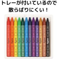 クツワ ミッフィー miffy ミニクレヨン(12色) MF657 1個