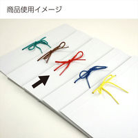 コクヨ カラーつづりひも 長さ450ミリ セル先 ツ-B141R 1パック(20本)