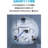 Anker PowerConf S360 会議用マイクスピーカー USB Type-C接続 有線接続 A3307041 1台