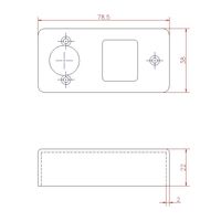 ジョー・プリンス竹下 Lー340BPーS 鋼製扉用裏板 1063409002 1セット(100個)（直送品）