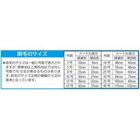 エスコ 101mm のり刷毛(馬毛) EA109MF-36 1セット(20個:1個×20本)（直送品）