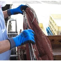 エスコ [S] 手袋(ナイロン・ポリエステル・天然ゴムコート) EA354GD-70 1セット(10双)（直送品）