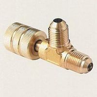 エスコ F1/4”xF1/4”xF5/16” T型アクセスバルブ(3個) EA402BK-1 1パック(1個)（直送品）